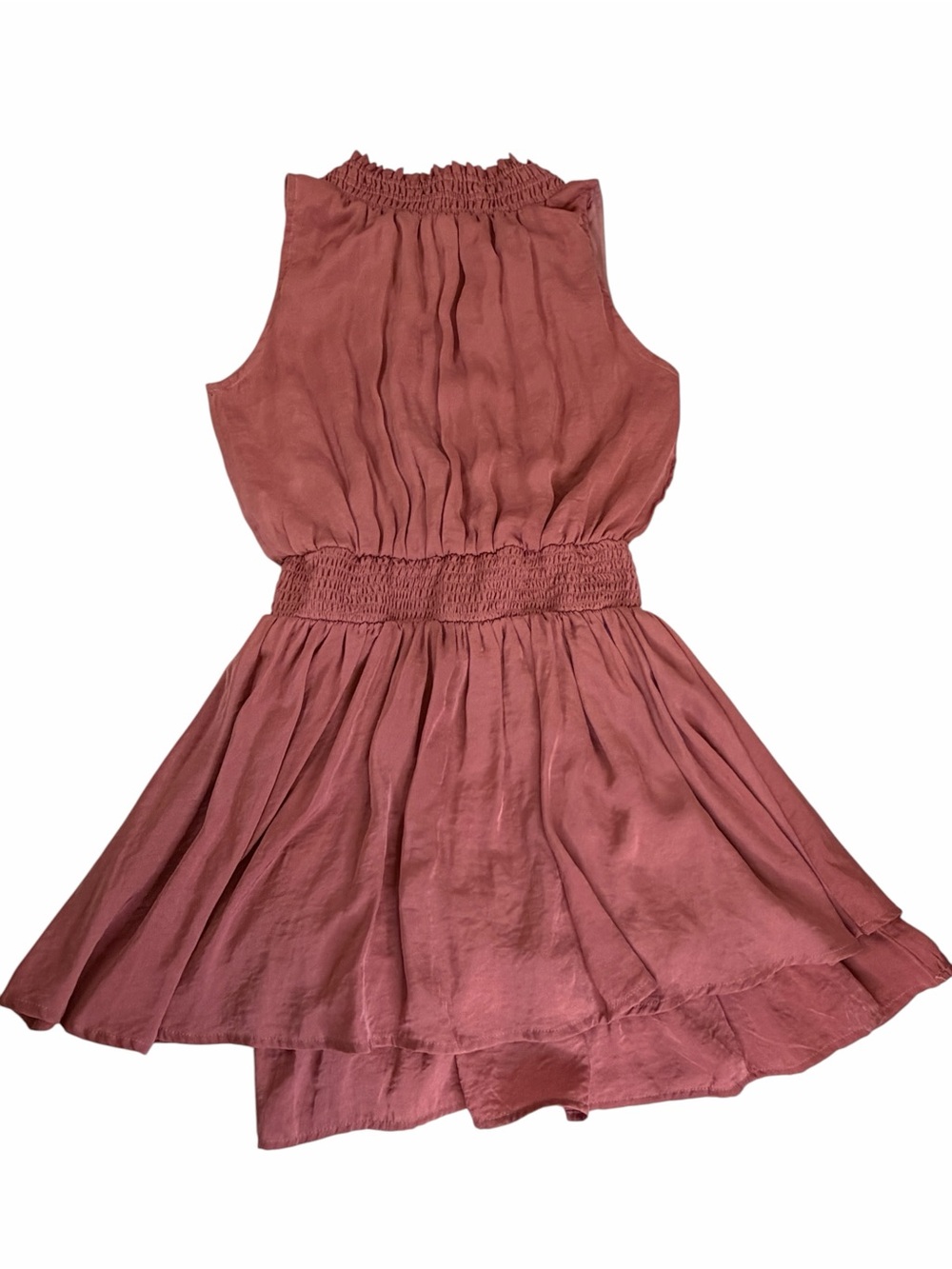 The Impeccable Pig Sleeveless Layered Mini Dress - Rose - Picture 2 of 7